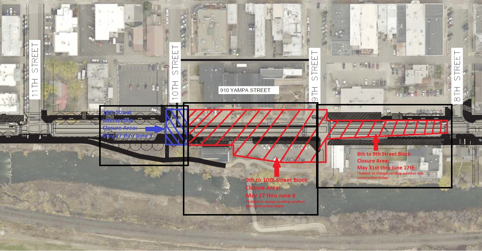 Map Road Closures